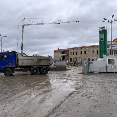 Budowa Rzeszowskiego Centrum Komunikacyjnego [styczeń 2023] - fot 24